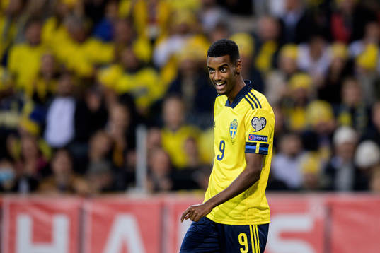Alexander Isak of Sweden
