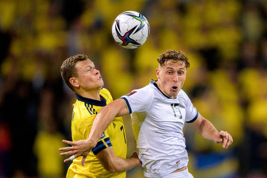 Viktor Claesson of Sweden and Mergim Vojvoda of Kosovo