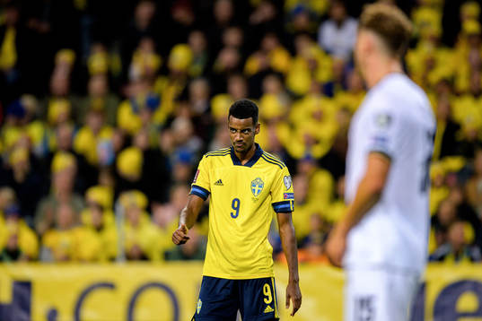 Alexander Isak of Sweden