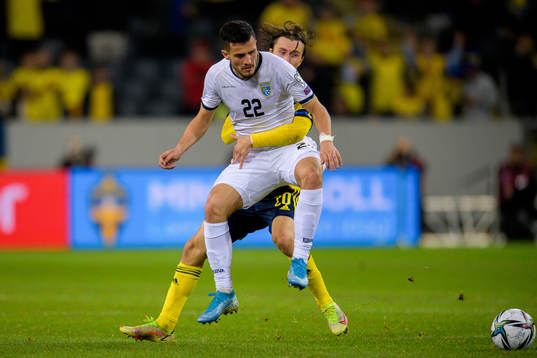 Astrit Selmani of Kosovo and Kristoffer Olsson of Sweden