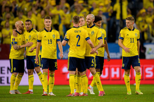 Magnus Eriksson, Robin Quaison , Mattias Svanberg , Emil