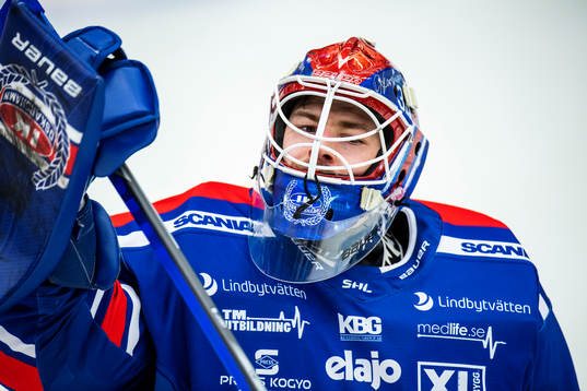 Oskarshamns målvakt Tim Juel