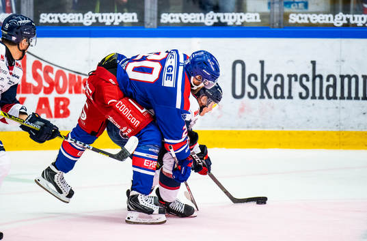 Oskarshamns Hynek Zohorna och Linköpings Markus Ljungh