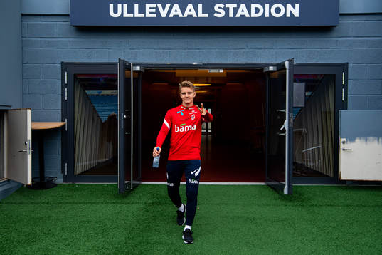 Martin Ødegaard of the Norwegian national football team