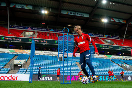 Dennis Johnsen of the Norwegian national football team