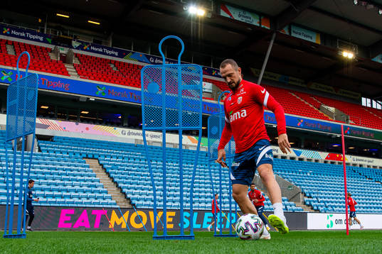 Veton Berisha of the Norwegian national football team