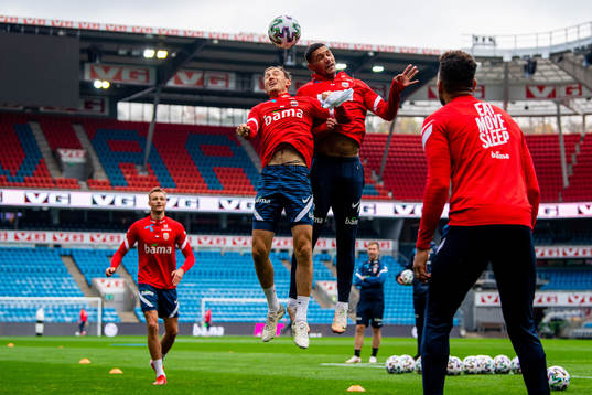 Fredrik Aursnes and Ruben Gabrielsen of the Norwegian