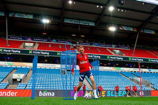 Fredrik Aursnes of the Norwegian national football team