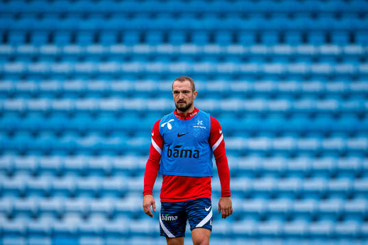 Veton Berisha of the Norwegian national football team