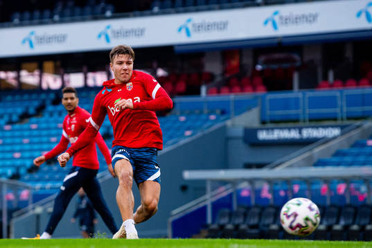 Fredrik André Bjørkan of the Norwegian national football
