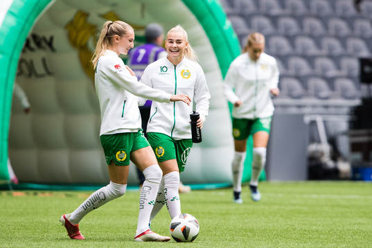 Hammarbys Ellen Wangerheim och Emma Jansson