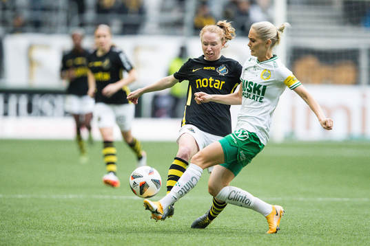 s Caroline Murray och Hammarbys Alice Carlsson