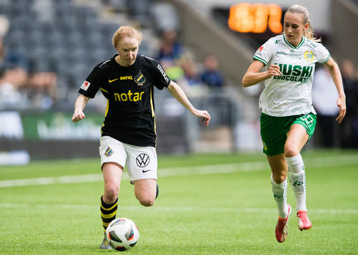 s Caroline Murray och Hammarbys Ellen Wangerheim
