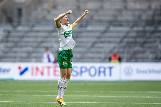 Hammarbys Alice Carlsson jublar