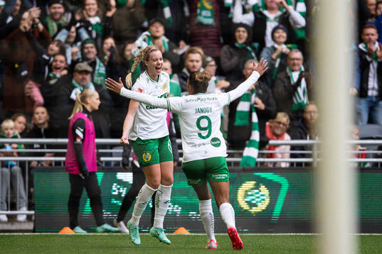 Hammarbys Berglind Björg Thorvaldsdóttir och Madelen
