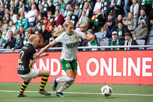s Caroline Murray och Hammarbys Eva Nyström