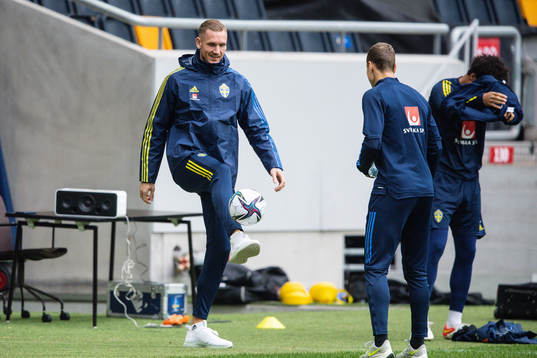 goalkeeper Robin Olsen of the Swedish national football team