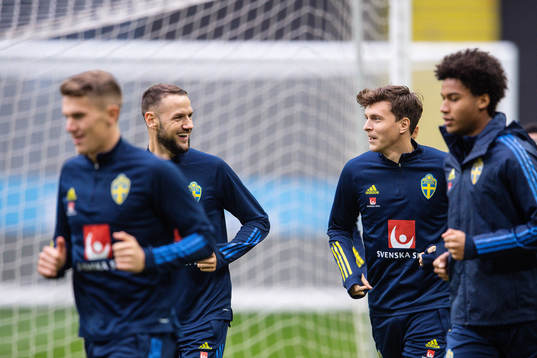Alexander Milosevic and Victor Nilsson Lindelöf of the