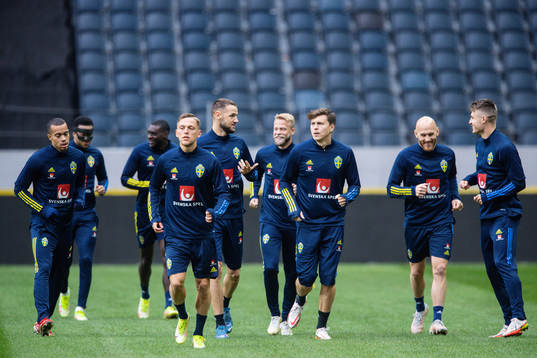 Robin Quaison, Jesper Karlsson, Alexander Milosevic, Daniel
