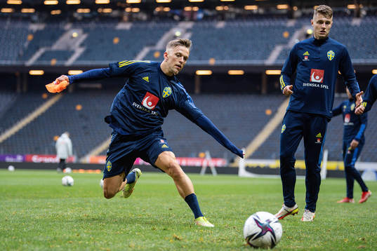 Jesper Karlsson of the Swedish national football team