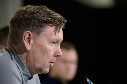 Assistant coach Peter Wettergren of the Swedish national