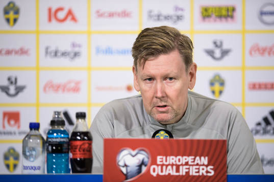 Assistant coach Peter Wettergren of the Swedish national