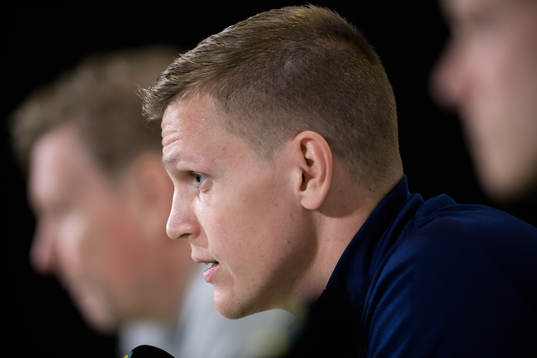 Joakim Nilsson of the Swedish national football team