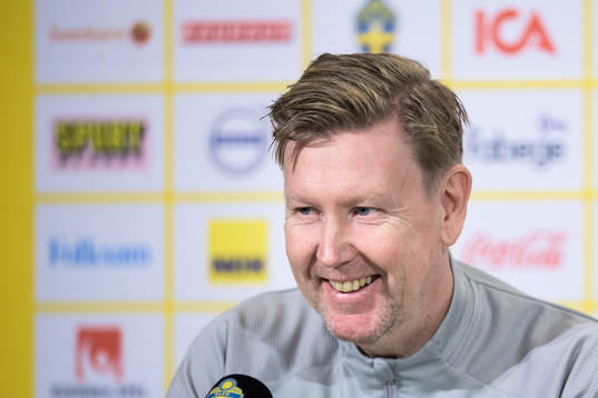 Assistant coach Peter Wettergren of the Swedish national