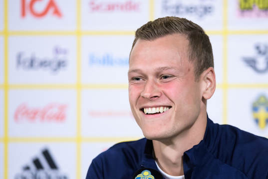 Viktor Claesson of the Swedish national football team