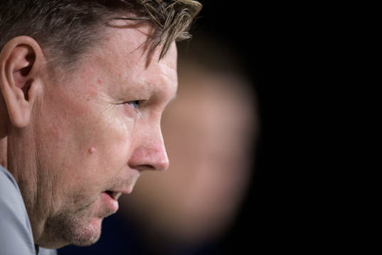 Assistant coach Peter Wettergren of the Swedish national