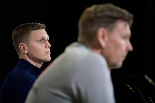 Joakim Nilsson of the Swedish national football team