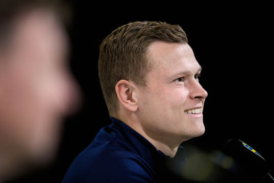 Viktor Claesson of the Swedish national football team