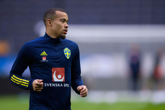 Robin Quaison of the Swedish national football team