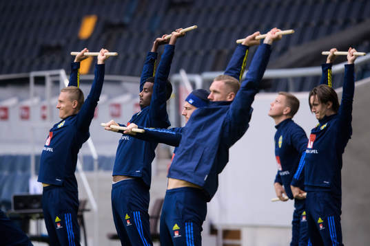 Ludwig Augustinsson, Alexander Isak, Emil Forsberg, Robin