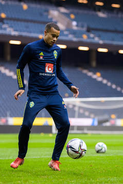 Robin Quaison of the Swedish national football team
