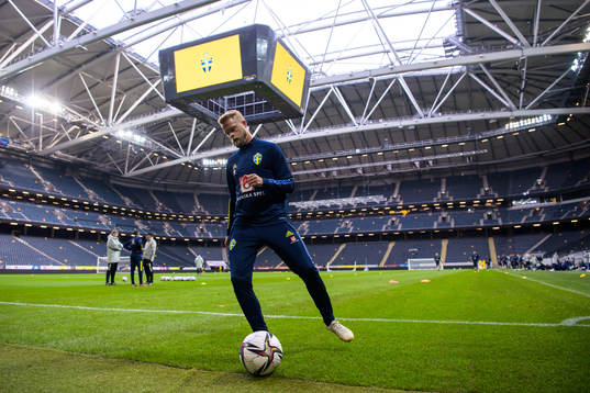 Daniel Sundgren of the Swedish national football team