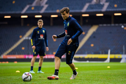 Victor Nilsson Lindelöf of the Swedish national football