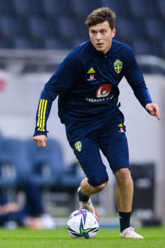 Victor Nilsson Lindelöf of the Swedish national football