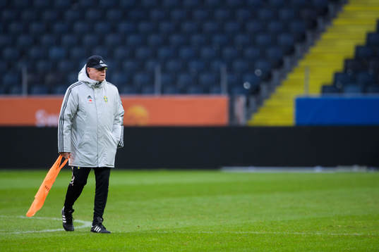 Head coach Janne Andersson of the Swedish national football