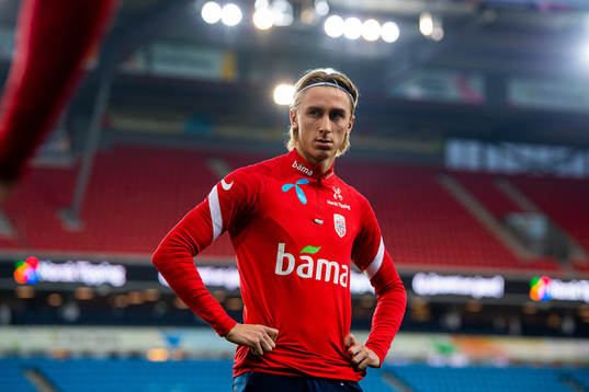 Dennis Johnsen of the Norwegian national football team