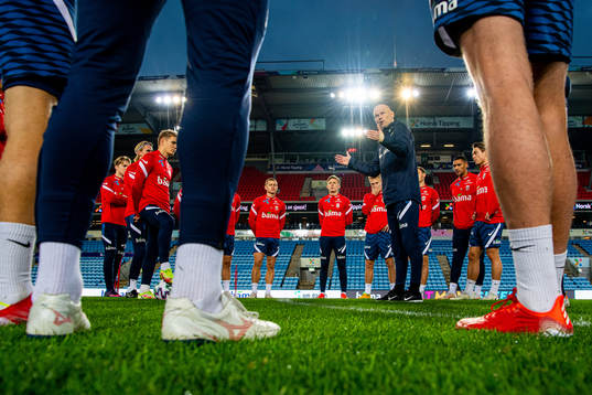 Ståle Solbakken, head coach of the Norwegian national