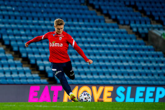 Martin Ødegaard of the Norwegian national football team