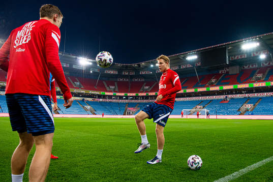 Jens Petter Hauge of the Norwegian national football team