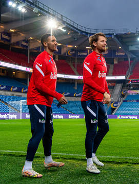 Ruben Gabrielsen and Stefan Strandberg of the Norwegian