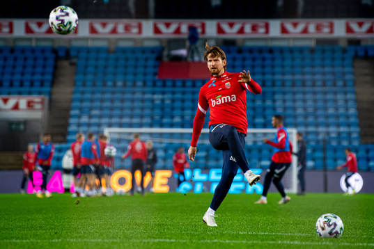 Stefan Strandberg of the Norwegian national football team