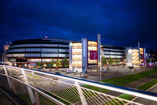 General view outside Ullevaal stadion ahead the FIFA World