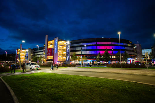 General view outside Ullevaal stadion ahead the FIFA World