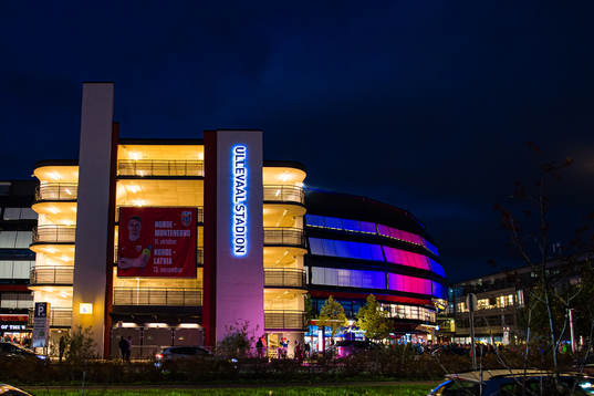General view outside Ullevaal stadion ahead the FIFA World
