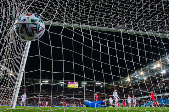 Mohamed Elyounoussi of Norway scores the 2-0 goal