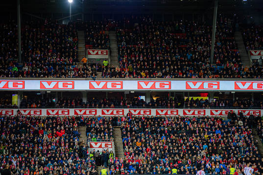 Spectators in the stands